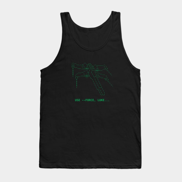 Use --force, Luke Tank Top by Boxing Octopus Creative